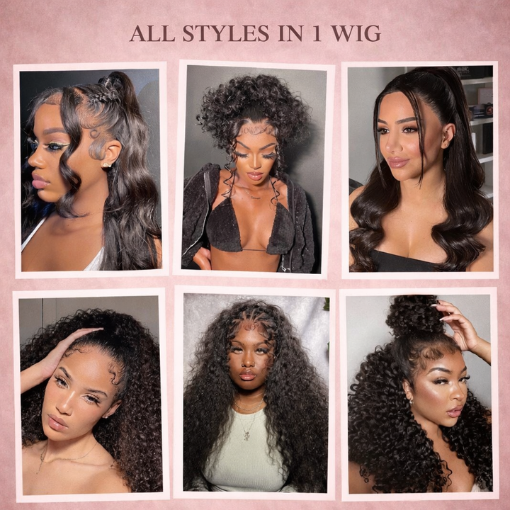 360° HD Lace Glueless Wig – Adjustable Invisi-Strap Forher