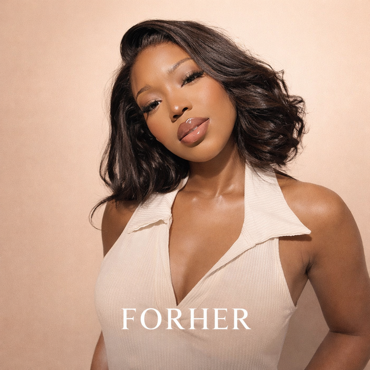 Body Wave Wear-Go Bob – 5x5 HD Lace (Pre-Cut & Pre-Plucked)