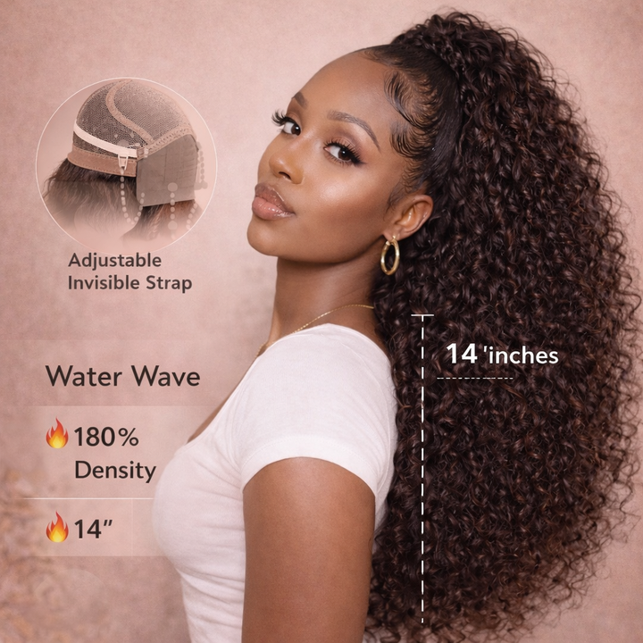 360° HD Lace Glueless Wig – Adjustable Invisi-Strap Forher